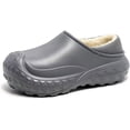 thumbnail image 1 of Women Men Adult Clogs Fuzz Lined Waterproof Closed-back House Slippers Non-slip Bedroom Slides for Indoor Outdoor, 1 of 8
