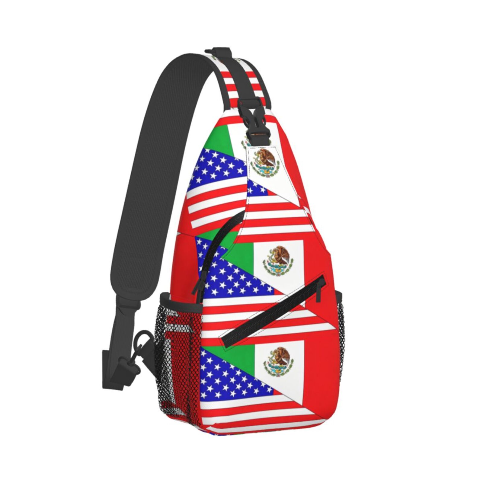 Vintage USA Flag Sling Crossbody Backpack Adjustable Strap Travel Daypack Casual 189a98df-8e77-4b04-99d6-  main image 2