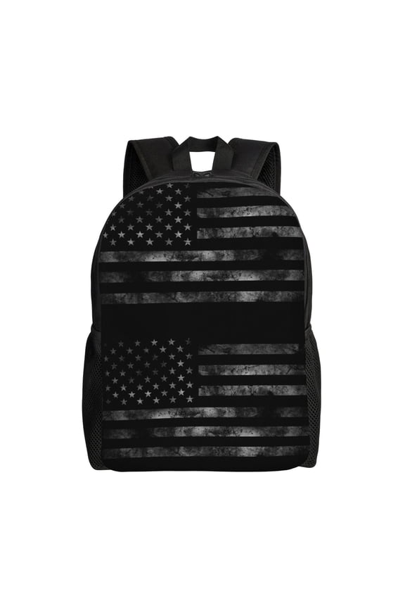Women Men America Us Flag Retro Backpack Lightweight Rucksack Casual Daypack For Laptop Trave