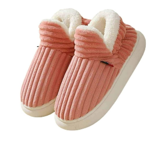 Women Men Ankle Bootie Slipper Plush Warm Indoor Outdoor Shoes Comfy Fleece Lined Memory Foam Slipper with Anti-Slip Sole
