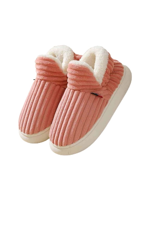 Women Men Ankle Bootie Slipper Plush Warm Indoor Outdoor Shoes Comfy Fleece Lined Memory Foam Slipper with Anti-Slip Sole