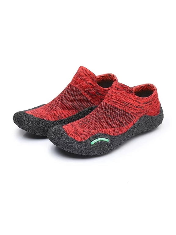 Women Men Barefoot Non-Slip Floor Sock Shoes Multi-Purpose Knitted Minimalist Socks Walking Shoes with Soft Rubber Sole