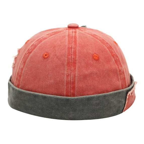 Women/Men Beanies Hat, Fashion Retro Street Casual Soft Cotton Adjustable Brimless Skullcap for Hiphop