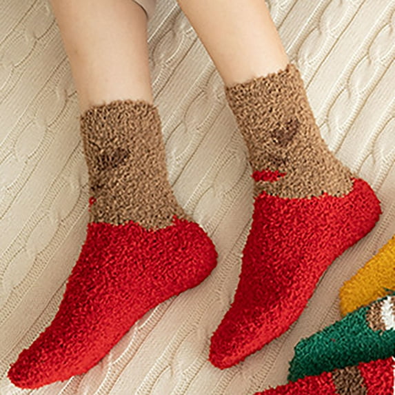 Women Men Christmas Socks Funny Cute Xmas Holiday Gift For Men Family