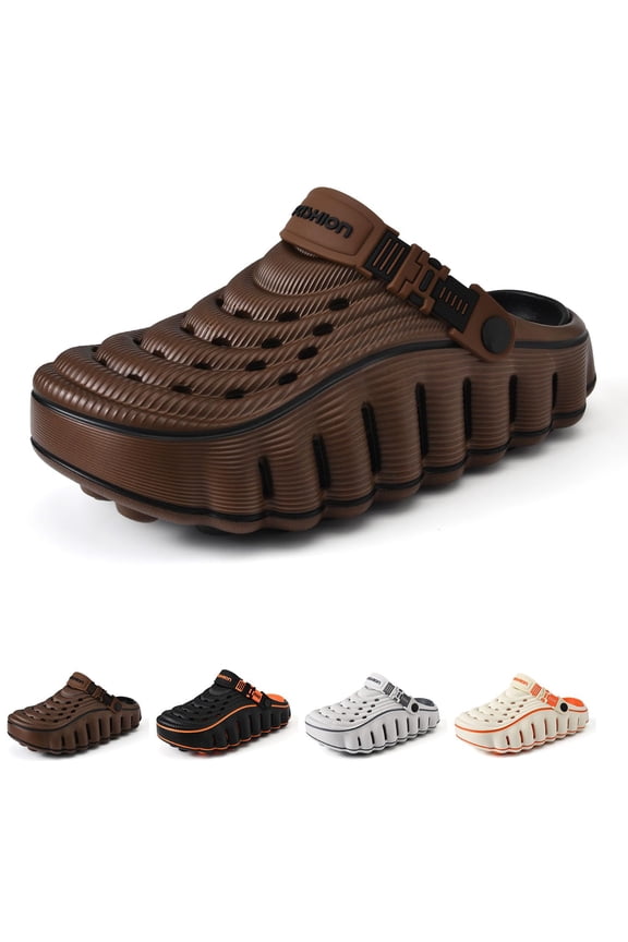 Women Men Cloud Shoes Wide Toe Box, 2026 New Waterproof EVA Slip-On Clogs with Arch Support Cushioned Slippers