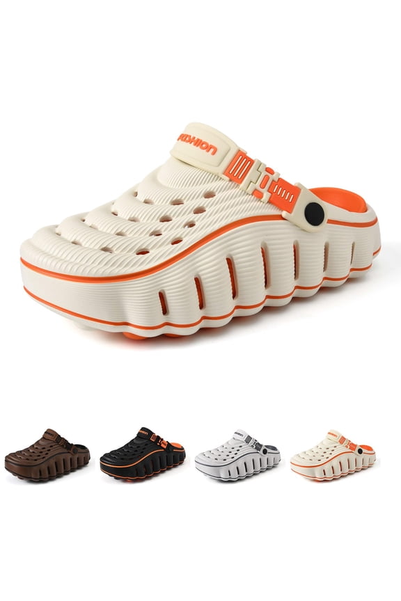 Women Men Cloud Shoes Wide Toe Box, 2026 New Waterproof EVA Slip-On Clogs with Arch Support Cushioned Slippers