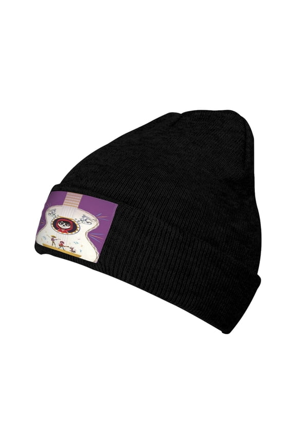 Women Men Coco Movie Beanies Graphic Knitted Hat Women Winter Soft Warm Cap