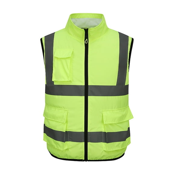 Women Men Cooling Safety Vest with 2 Fans Reflective Stripe Work Clothes Sleeveless Air Conditioned Vest Jacket 3XL