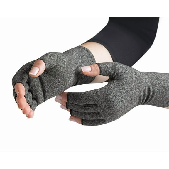 Women Men Cotton Elastic Hand Open Fingers Compression Gloves ,Comfort and Durability
