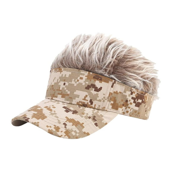Women Men Fake Sun Visor Baseball Golf Hat Hat Outdoor Coffee