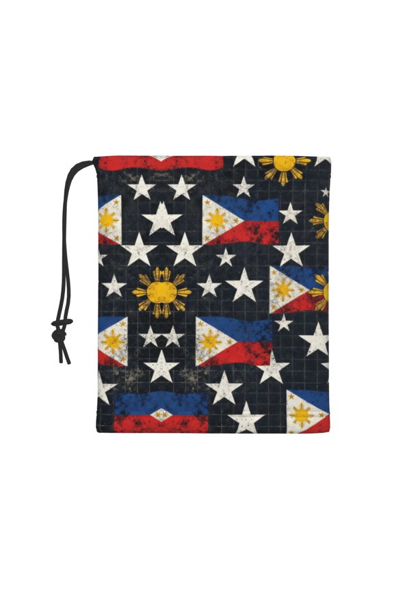 Women Men Filipino Flag Stars And Sun Neck Gaiter Warmer Winter Fleece Scarves Beanie Hat