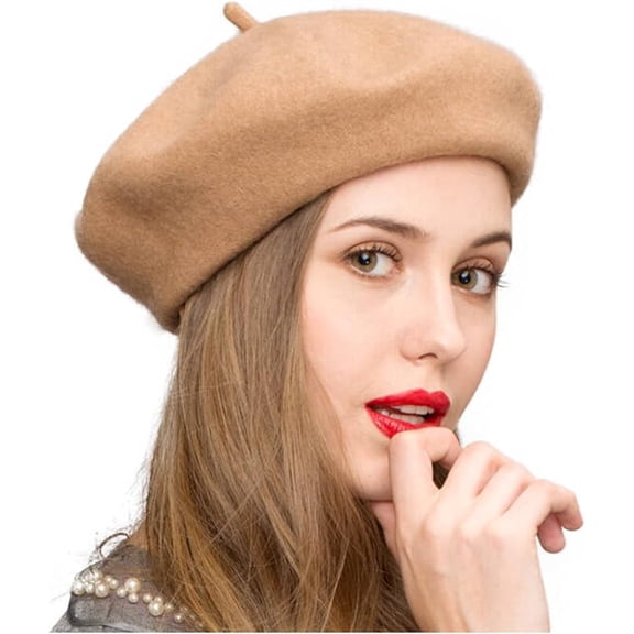 Women Men French Beret Hat Solid Artist Hat Wool Adult Beret Spring Winter Warm Beanie Cap Fashion Ladies