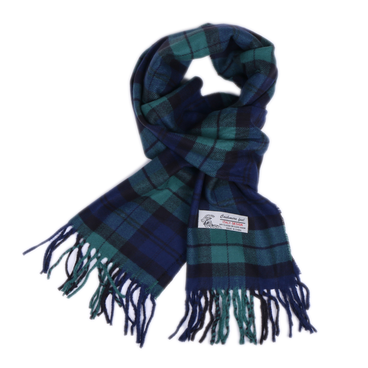 NEW Plaid Super Soft & Warm Cashmere Scarf w/ Gift Box