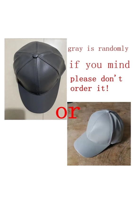 Women Men Hat PU Leather Baseball Cap Visor Light Board Solid Men Hip Hop Cap Outdoor Sun Hat Adjustable Sports Caps ,Fashion Design