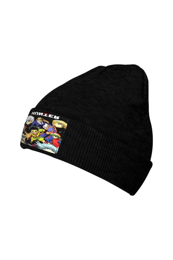 Women Men Hunter X Hunte Beanies Graphic Knitted Hat Women Winter Soft Warm Cap
