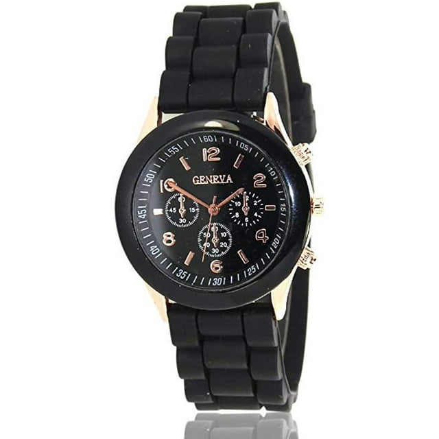 Women Men Ladies Fashion Luxury Silicone Quartz Watch Girl Boy Unisex