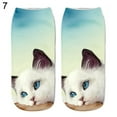 thumbnail image 1 of Women Men Low Cut Socks, Fashion Casual Novelty Cute 3D Animal Cat Printed Soft Breathable Elastic Ankle Crew Socks for Daily Wear and Cosplay Party, 1 of 8