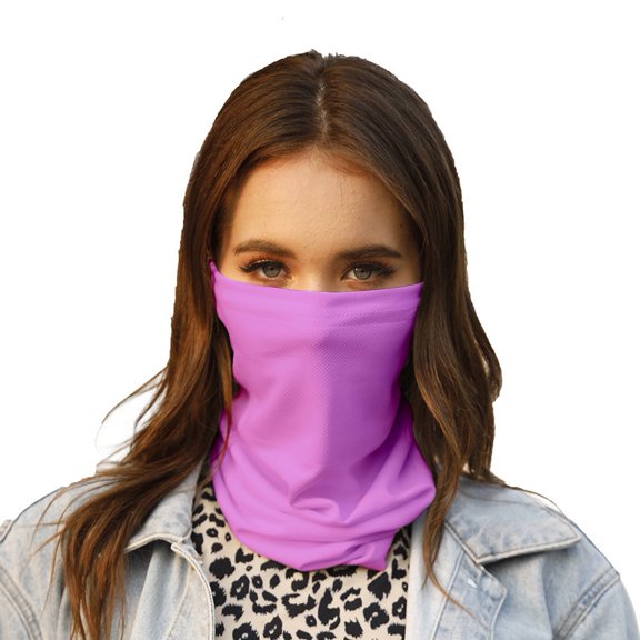 Women/Men Neck Gaiter Mask, Soft Breathable Cotton UV Protection Dust-proof Bandana Face Cover Face Neck Scarf for Cycling Fishing Skiing