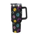 thumbnail image 1 of Women Men Nightmare Before Christmas Jack Sally 40 Oz Tumbler with Handle Stainless Steel Cup Reusable Insulated Water Bottle,With Leak Proof Lid And Straw for Iced Or Cold Birthday Gift, 1 of 6