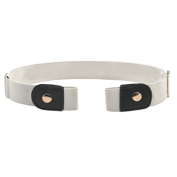 Women/Men No Buckle Belt, Stretch Comfortable Adjustable Waist Belt for Jeans 1Pc