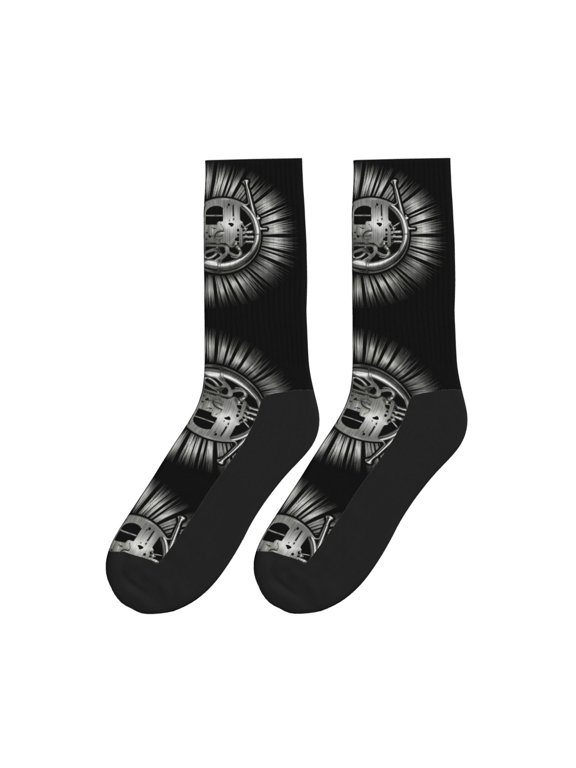 Women Men Novelty Crew Socks French Horn Music Art Athletic Socks