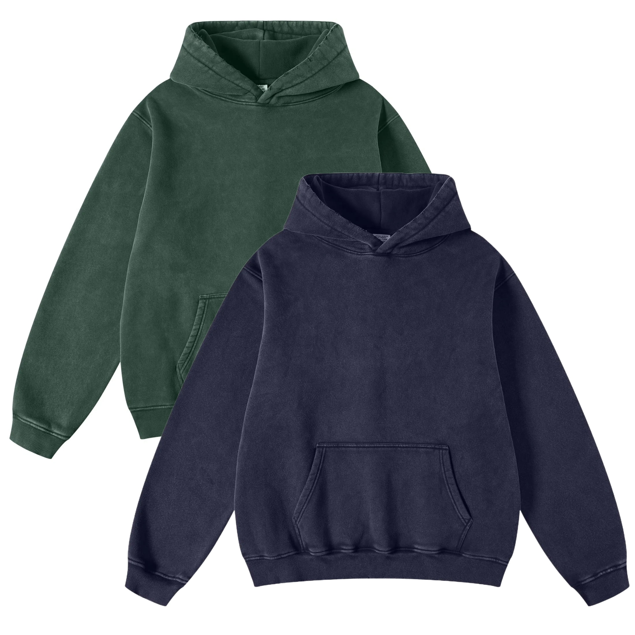 Dnzzs Mens Oversized Acid Wash Hoodies Heavyweight India - View #9