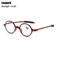 thumbnail image 1 of Women Men PC +1.0~+4.0 Round Frame Far Sight Eyewear Ultralight Presbyopic Eyeglasses Reading Glasses LEOPARD STRENGTH +2.00, 1 of 8