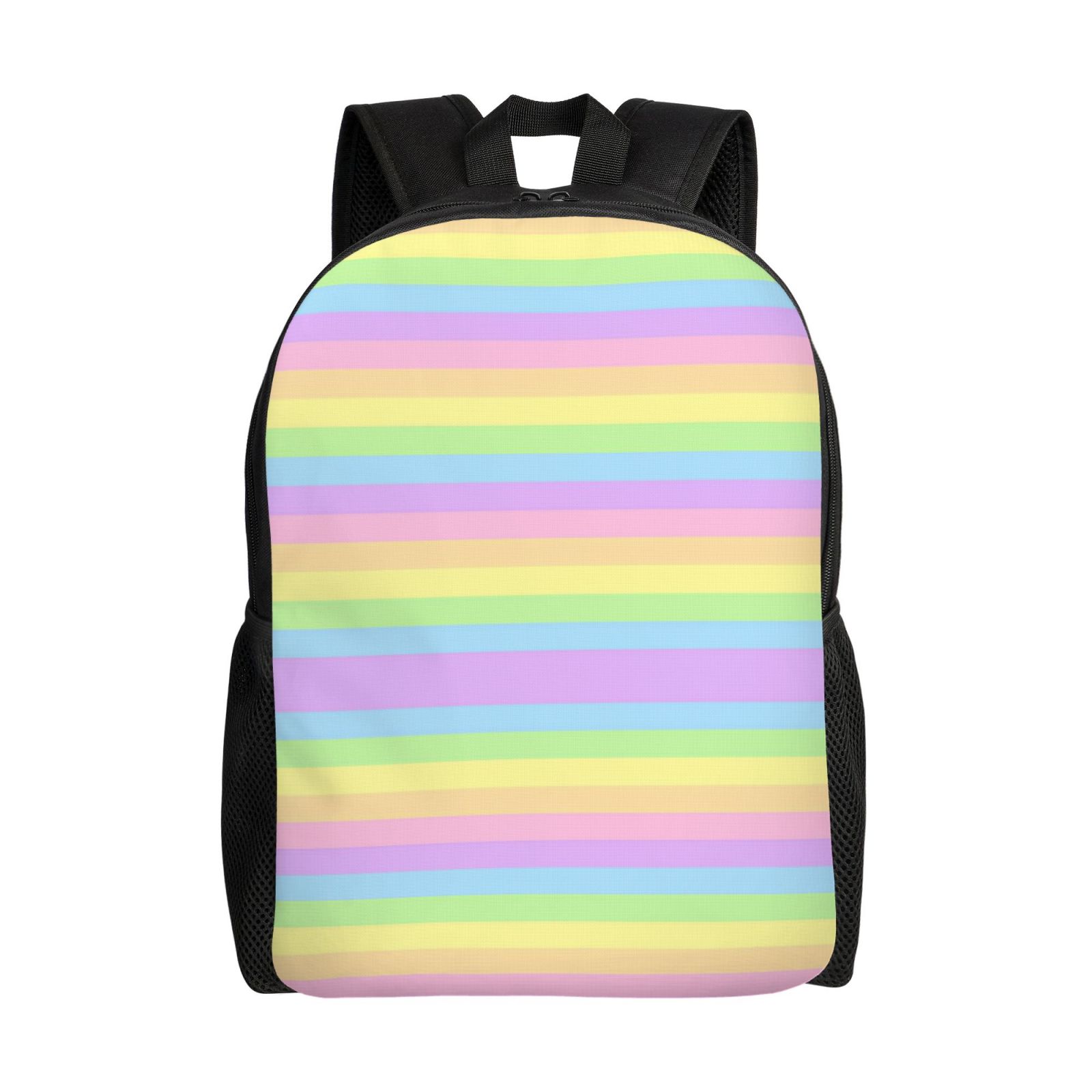 Multicolor Striped Women\'s Backpack FORMRS Mini Backpack Purse for Women Travel Daypack Casual  main image 2