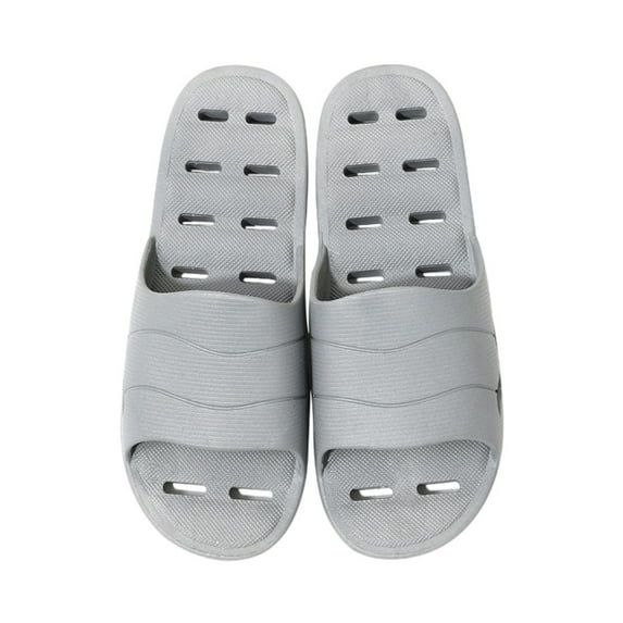 Women Men Quick-drying Drain Holes Bath Slipper Shower Shoes Summer Beach Sandals