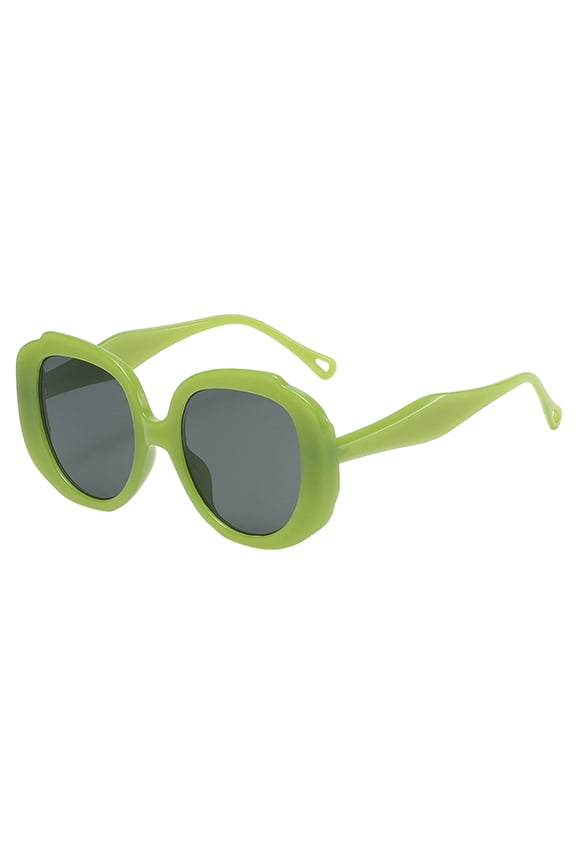 Women Men Retro Fashion Street Shot Glasses Unisex PC Frame Sunglasses