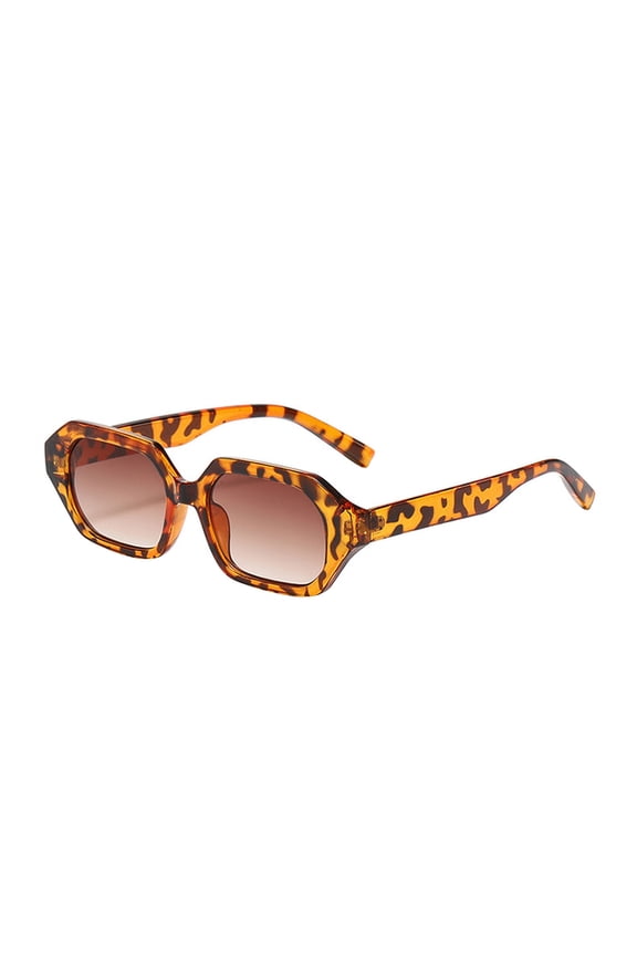 Women Men Retro Fashion Street Shot Glasses Unisex PC Frame Sunglasses