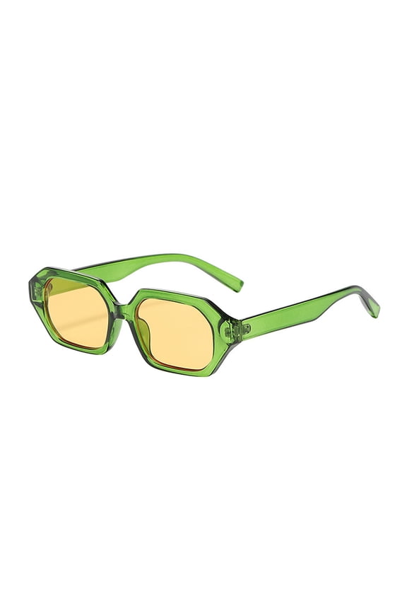 Women Men Retro Fashion Street Shot Glasses Unisex PC Frame Sunglasses