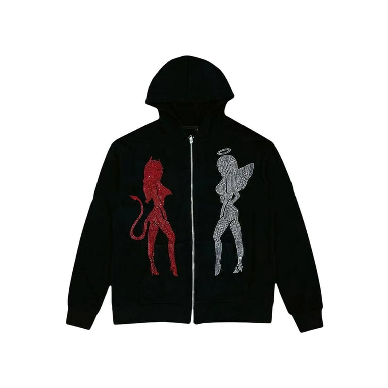 Graphic Zip up Hoodies 