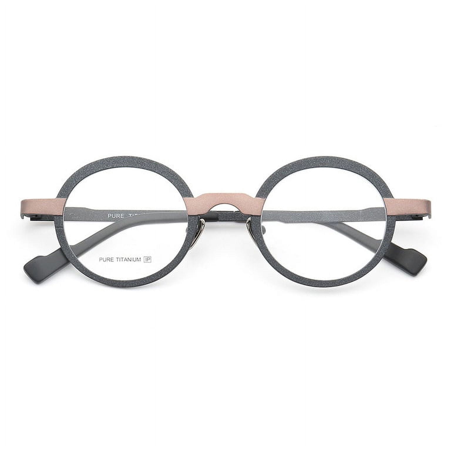 Hit Notion Optical Eyewear - Modified Oval Shape, Metal Full Rim Frame
