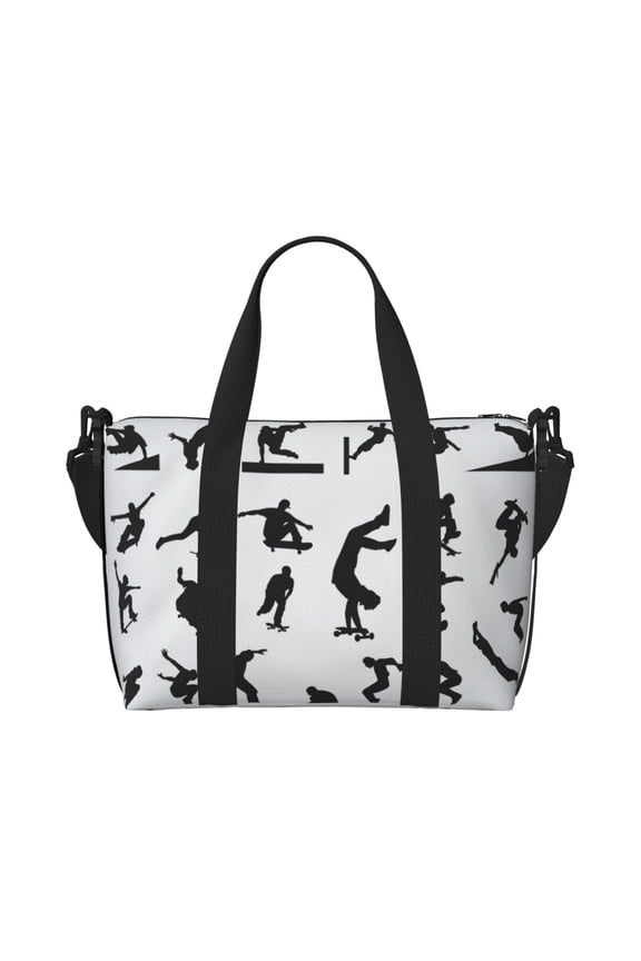 Women Men Runningway Cool Parkour Sports Extreme Gym Duffel Bag Travel Carry On Weekender Overnight Tote Personal Item Bag