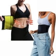 thumbnail image 1 of Women/Men Sauna Waist Trainer Corset Sweat Belt for Weight Loss Compression Trimmer Workout Fitness, 1 of 13
