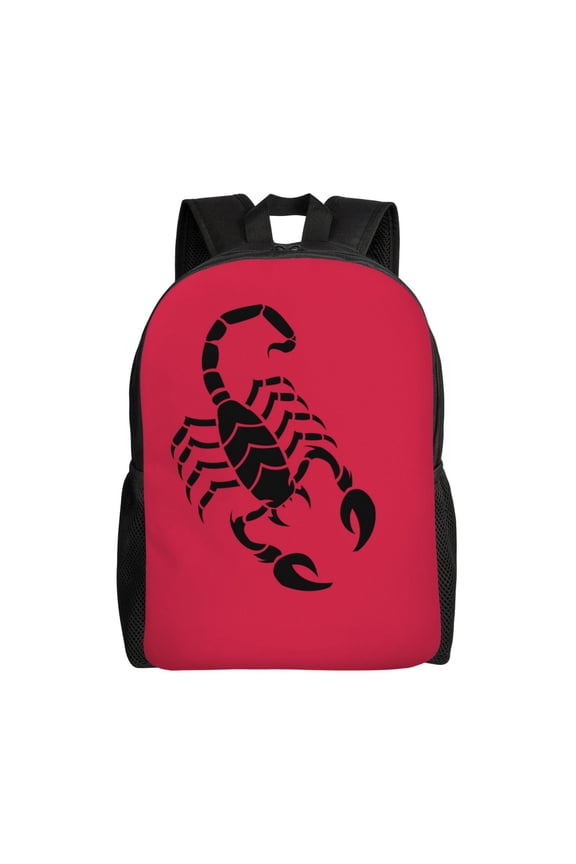 Women Men Scorpion Tatoo Backpack Lightweight Rucksack Casual Daypack For Laptop Trave