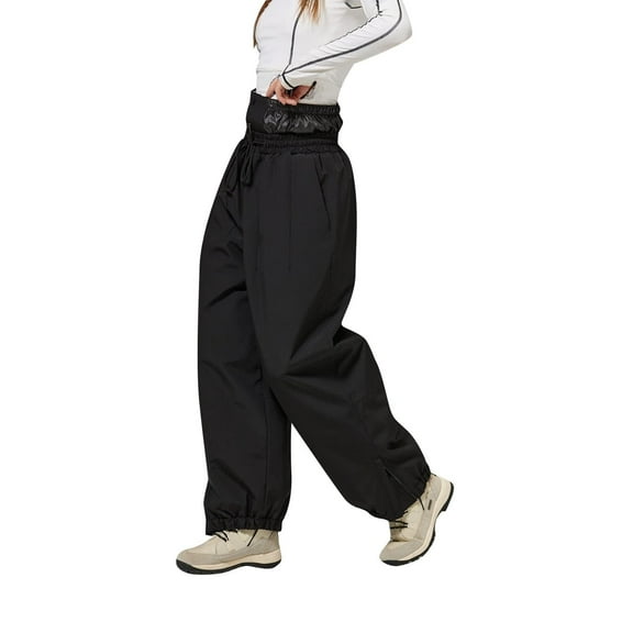 Women Men Ski Pants Snowboard Pants Super Baggy Snowboarding Loose Snow Sport Insulation Waterproof Windproof