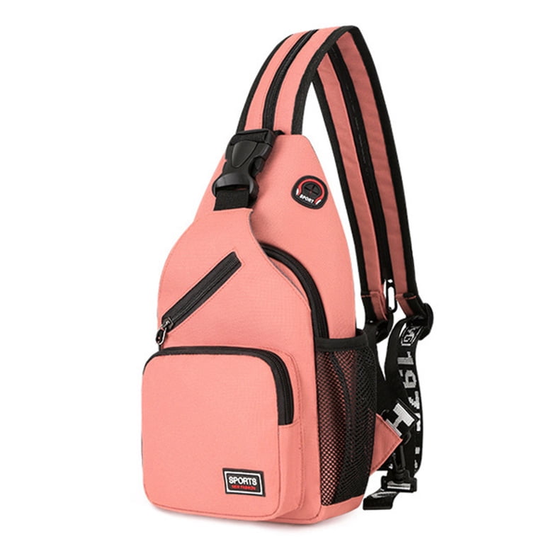 Women Men Small Sling Backpack Waterproof Crossbody Shoulder  display picture 1