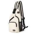 thumbnail image 1 of Women Men Small Sling Backpack Waterproof Crossbody Shoulder Chest Bag Daypack, 1 of 19