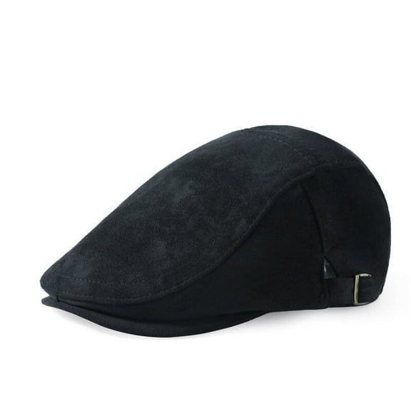 Women Men Suede Flat Cap Newsboy Gatsby Hat Golf Duckbill Driving Cabbie Ivy Hats