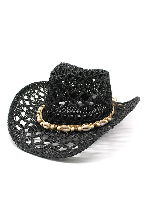 Women Men Summer Western Cowboy Hat Shapeable Straw Hat Hollowed Out Sun Hat A Beach Or Hats Men Floppy Hat Men Forestry Hat Desert Hats for Men Running Hat Broad Hats Fedora Hats Women Sub Visor