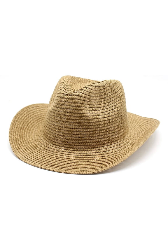 Women Men Summer Western Cowboy Hat Shapeable Straw Hat Hollowed Out Sun Hat Summer Hat Men Raffia Tote Adapt A Caps Floppy Hat for Women Womens Sunhats Visor Hat for Women World of Hat Natural