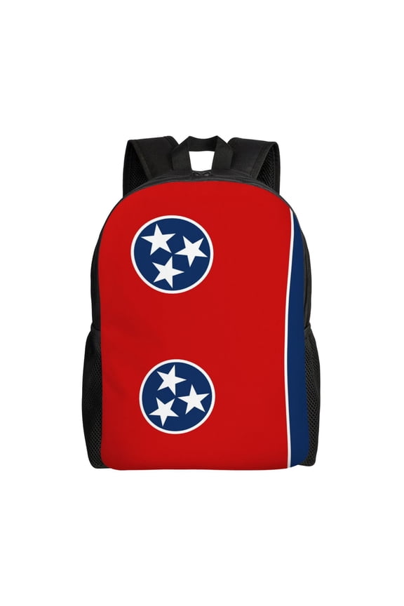 Women Men Tennessee Flag Backpack Lightweight Rucksack Casual Daypack For Laptop Trave