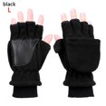 thumbnail image 1 of Women Men Thicken Driving Cycling Warm Convertible Touch Screen Gloves Sport Mittens Fingerless Gloves BLACK L, 1 of 1