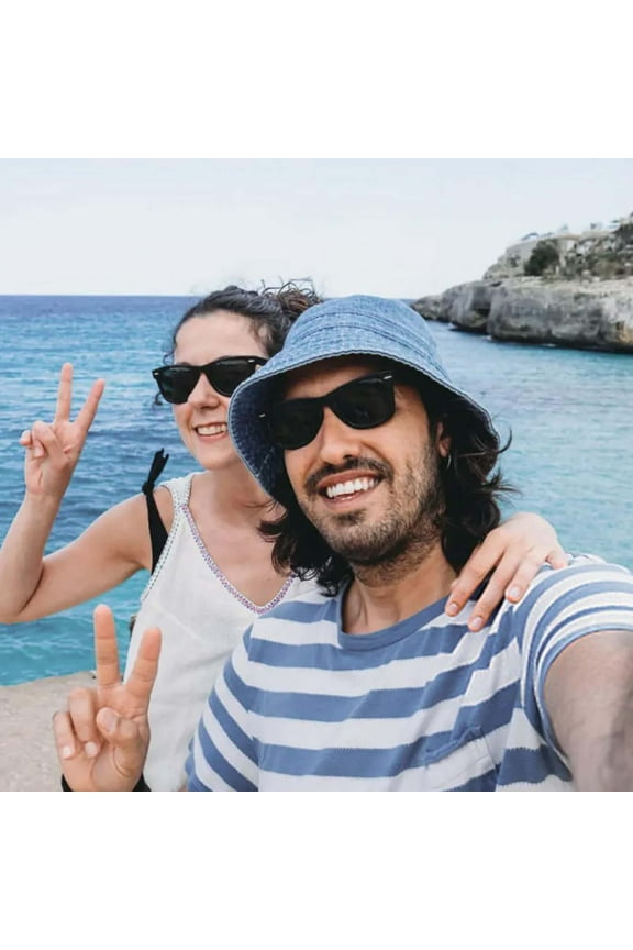 Women Men Unisex Jeans Hat Denim For Large Head Sun Sun Hat Size 58 64 CM Vintage Summer Hat Bucket Hat With Pattern Bucket Hat Bucket Hat 57 Techno Bucket Hat Cap Ladies Beach Hat Boys Coneflower