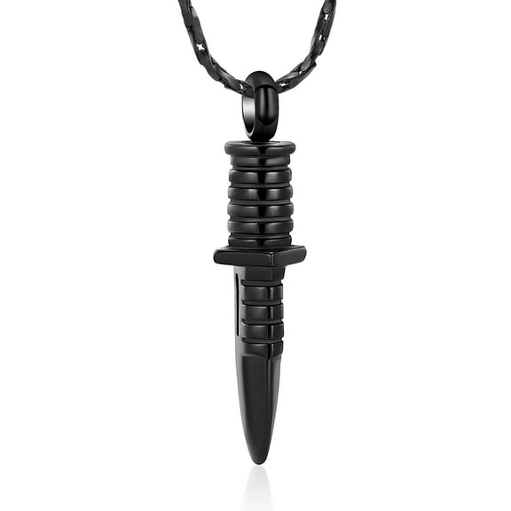 Women Men Vintage Pendent for Ashes and Chain Cremation Jewelry for Ashes Urn Necklace Lockets for Human Ashes Holder