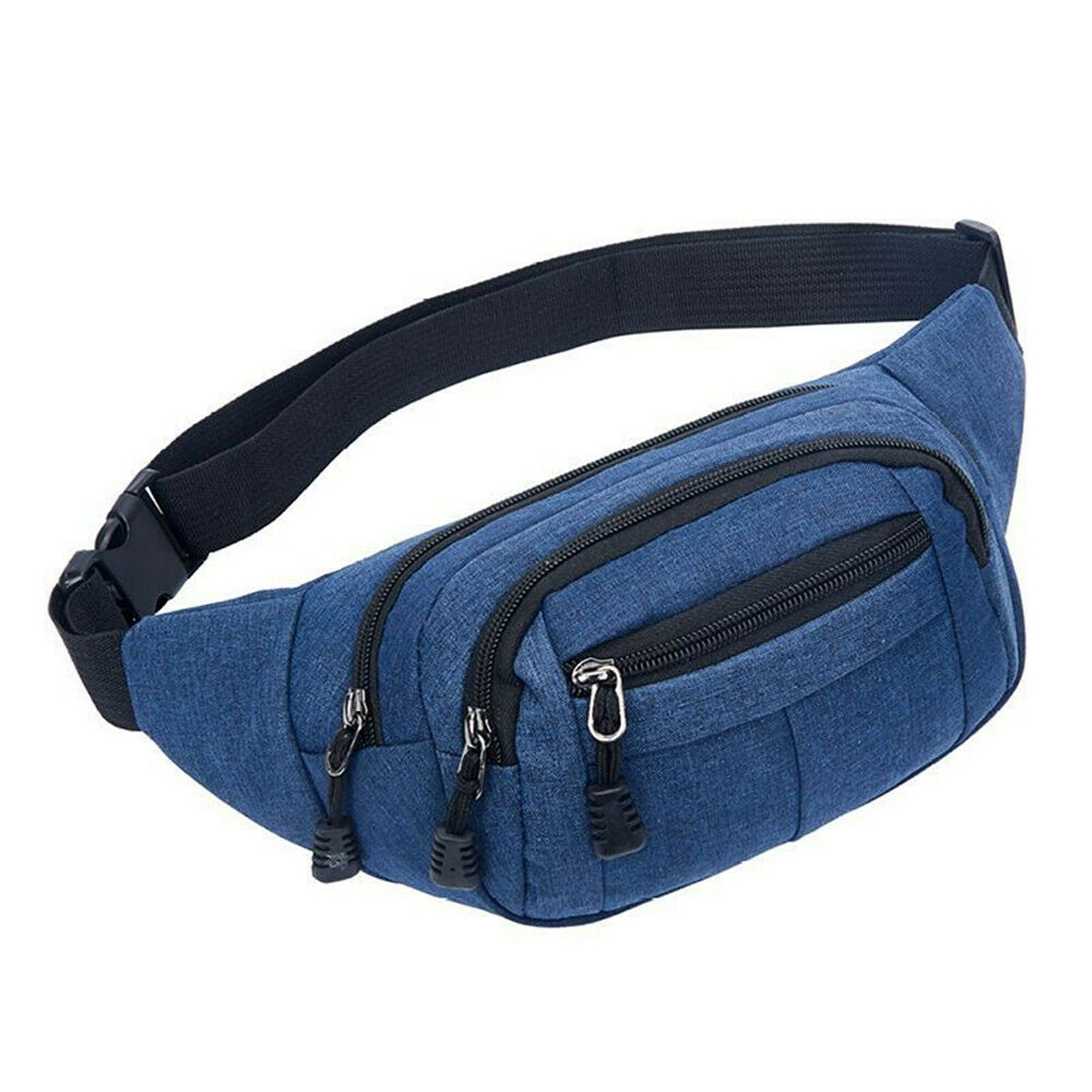 Waist Bum Bag Men Women Canvas Fanny Pack Travel Hiking Sport Belt Pouch  Wallet