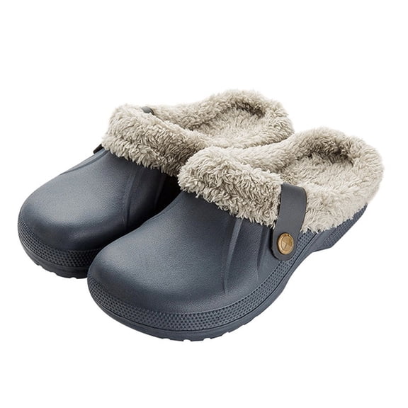 Women & Men Warm Plush Indoor Slippers, Cozy Thick-Sole House Shoes with Soft Fuzzy Lining, Non-Slip Winter Home Slippers for Daily Comfort & Cold-Weather Wear