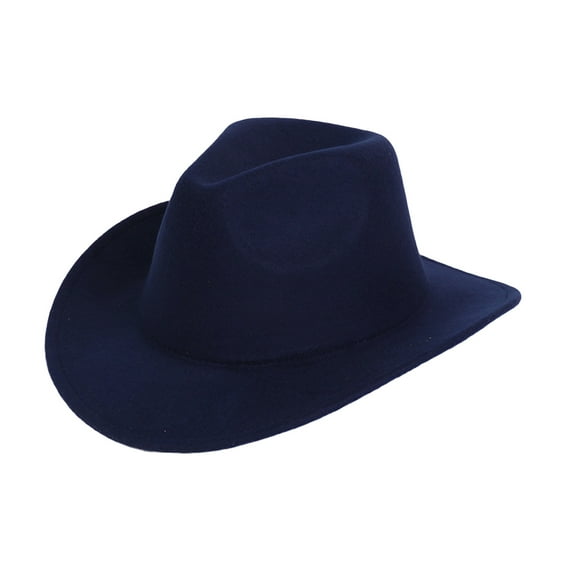 Women Men Western Cowboy Hat Retro Vintage Jazz Adult Bull Hat